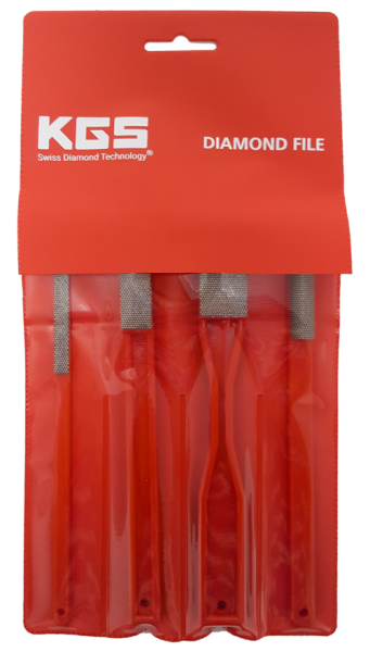 KGS Flexis® Diamantfeilen 4er Set RD-200